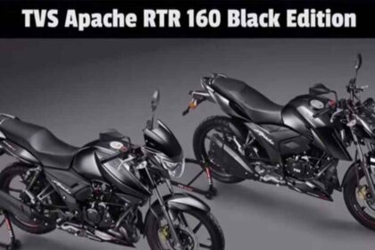 TVS Apache RTR 160 Black Edition Launch In India